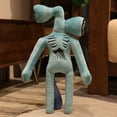 thumbnail image 3 of Cabeza de sirena de juguete para niños, De 48cm muñeco de peluche, cabeza de sirena blanca y negra, figuras de personajes de terror, juguetes para niños, regalo, 3 of 5