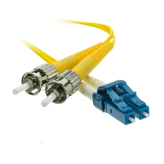 eDragon Fiber Optic Cable, LC/ST, Singlemode, Duplex, 9/125, 15 Meter (49.2 Foot)