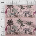 thumbnail image 2 of oneOone Silk Tabby Pink Fabric Tropical Sewing Craft Projects Fabric Prints By Yard 42 Inch Wide, 2 of 4