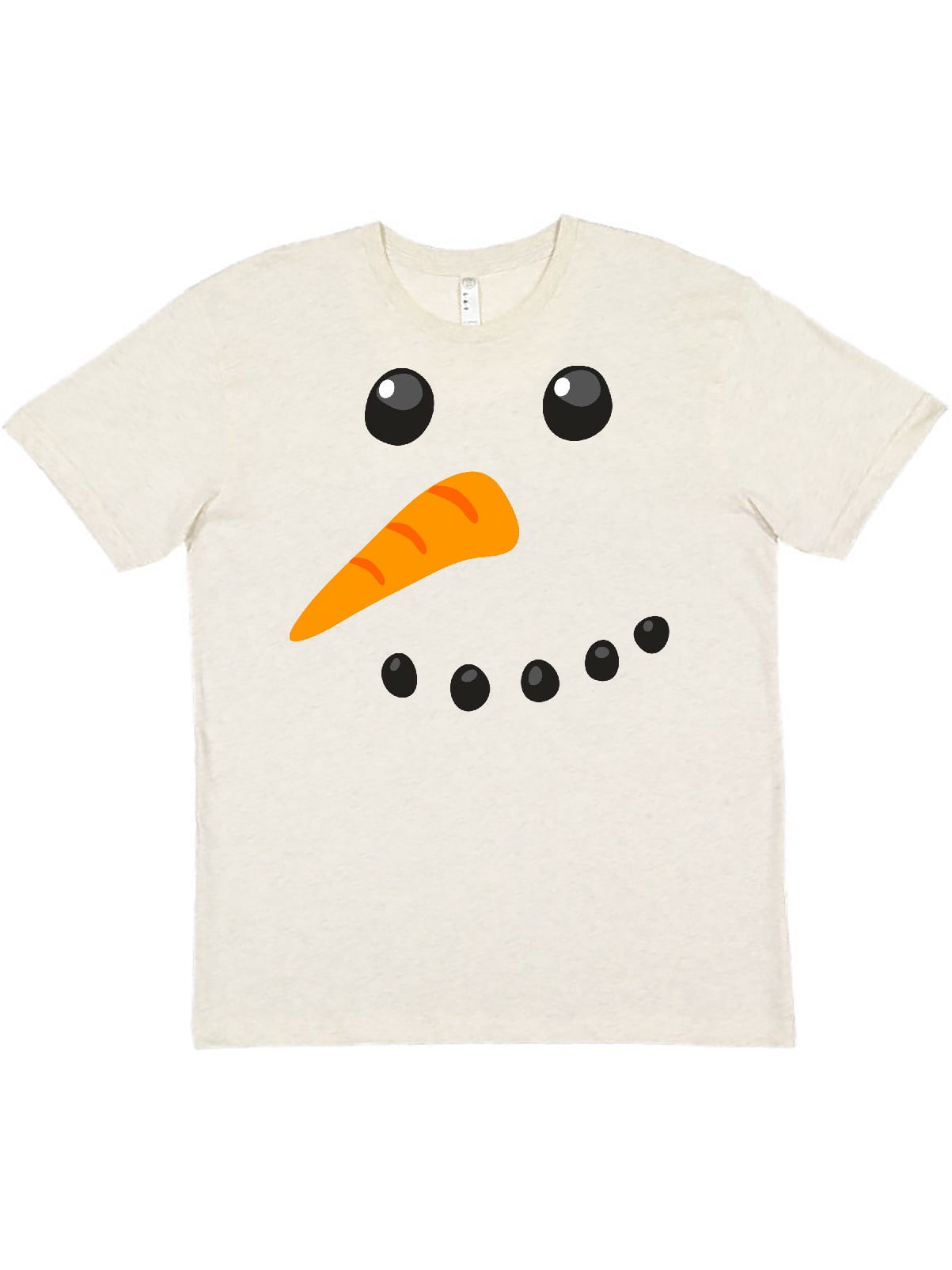 Inktastic Snowman Face T-Shirt 