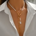 thumbnail image 4 of NICKSUN Pearl Necklaces for Women Layered Baroque Beaded Chain Fashion Jewelry Renaissance Style Accessories, 4 of 8