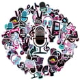 thumbnail image 2 of 35pcs-50pcs Colorful Stationery Stickers Retro Music Stickers Cool Vinyl Decals for Laptops Phones Suitcase, 2 of 9