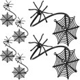 thumbnail image 1 of BESTYASH 6Ud Para Servilletas Negro Telaraña Para De Fiesta, 1 of 6