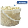 1 Gallon Food Safe Freezer Safe Round Plastic Bucket with Lids