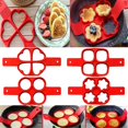 thumbnail image 2 of Omelette Pancake Maker, Sartén antiadherente, Utensilios de cocina, Egg Cooker, Omelette Pan, Utensilios de cocina, 1 pieza/forma-3/ kaili Sencillez, 2 of 5