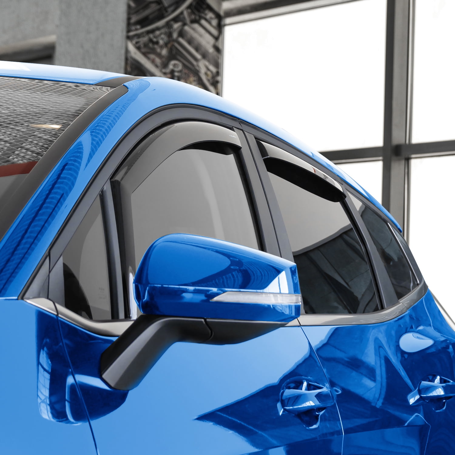 Goodyear Shatterproof In-Channel Window Deflectors for Kia Sportage 2023-2025, Rain Guards, Window Visors for Cars, Vent Deflector, Car Accessories, 4 pcs - GY008440