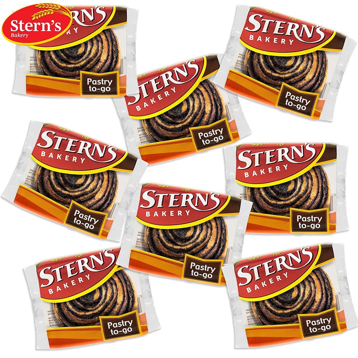 Stern’s Bakery Snack Packs | 8 Cookies Individually Wrapped | Chocolate Bun Snack Cakes | 12 oz Per Cookie Box | Coffee Snacks | 1 Cookies Snack Box Included | Holiday/Birthday Party…