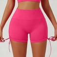 thumbnail image 6 of HCNTES Women Swim Shorts High Waisted Swimsuit Shorts Tummy Control Bathing Suit Bottom Plus Size Boyshorts(Hot Pink,M), 6 of 7
