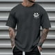 thumbnail image 4 of Camisetas de Cuello de la Tripulación de los Hombres de Poliéster Impreso en Seco Rápido, Cuello Redondo de Corte 3D para Gimnasio, Carrera, Ciclismo Y Ocasional, 4 of 4