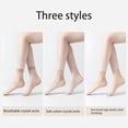 thumbnail image 5 of 10Pairs Womens Sheer Ankle Socks Thin Nylons Socks Stockings Cool Short Socks See Through Silk Socks Hosiery, 5 of 8