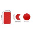 thumbnail image 2 of 24pcs Red Reflective Stickers Safety Warning Strip Tape for Car Trucks Bicycles, 2 of 6