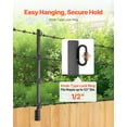 thumbnail image 4 of VEVOR Fence Post Extender 12Packs 32.1in Surface Mounted Fence Height Extension Arms, 4 of 9