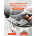 thumbnail image 3 of VEVOR Soap Dispensing Dish Brush, Kitchen Scrub Brushes with 3 Brush Heads, Dish Cleaning Brushes with PP Handle and Curved Bristles, Ideal for Pots, Pans, Sink and Stove, 3 of 9