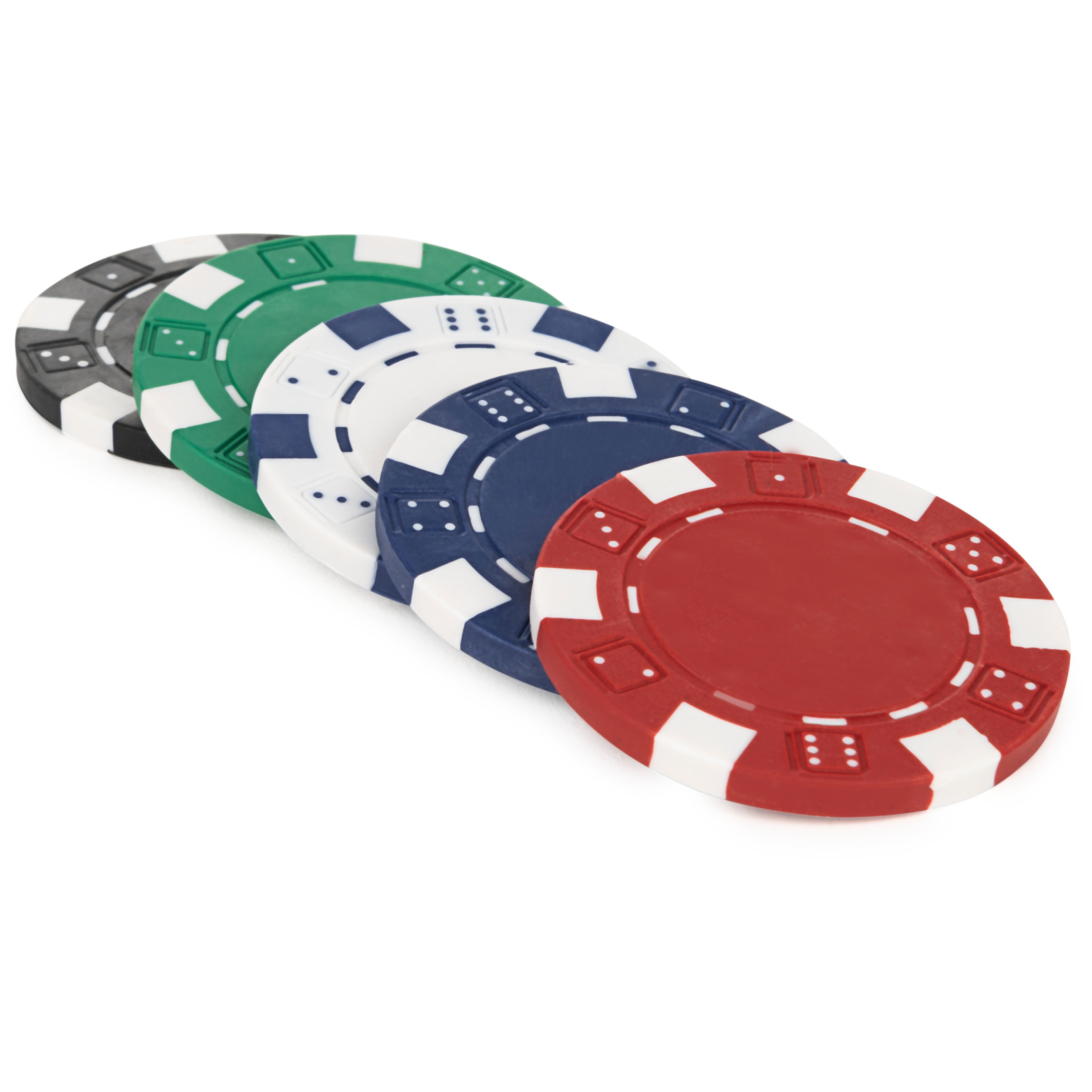 Spin Master Games 100-Piece Poker Chips Set with Tray photo 3