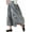 Black, variant on Women's Capri Plaid Pants Elastic Waist Gingham Wide Leg Palazzo Pants,Coffee