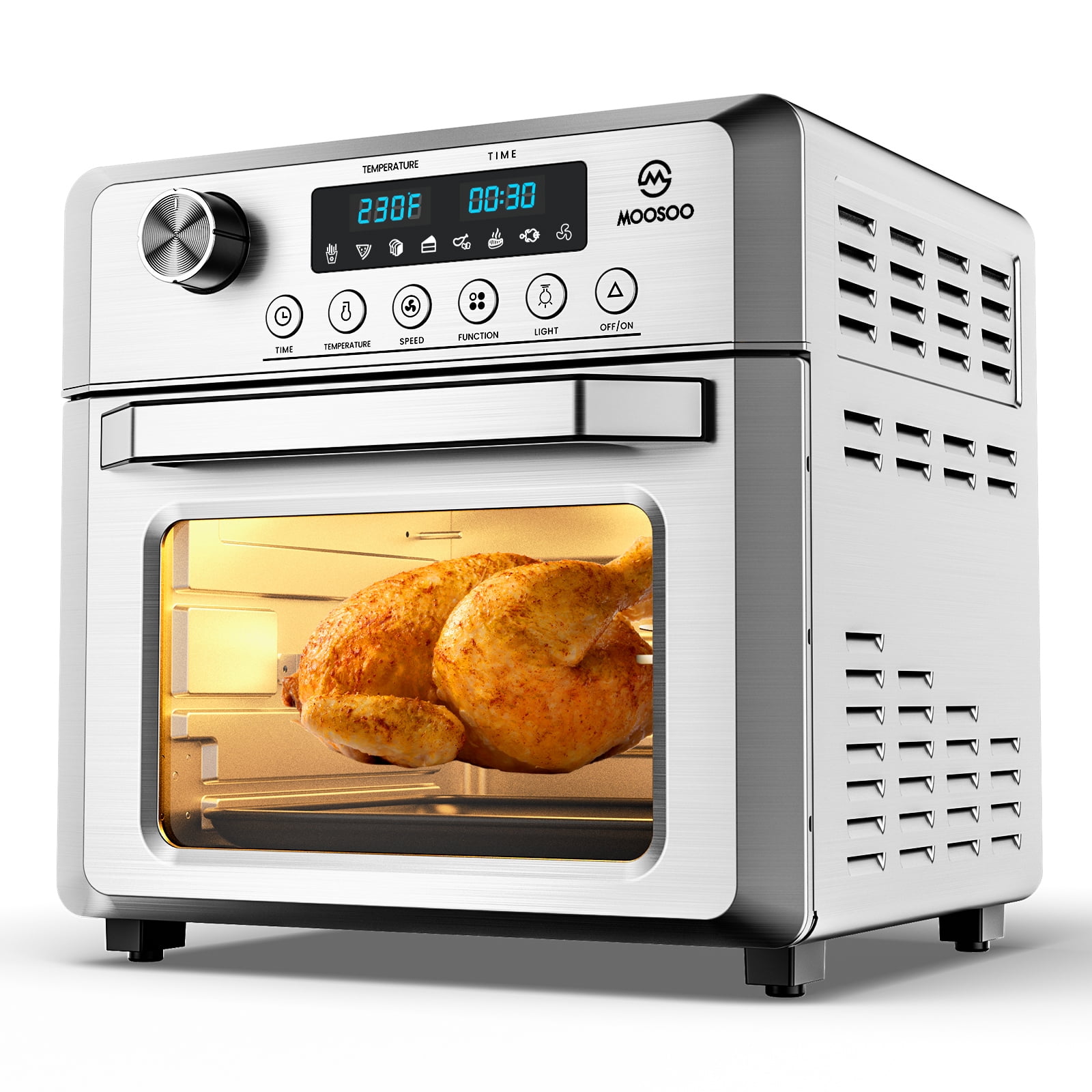 Details about   Kalorik 26-Quart Digital Maxx Air Fryer Oven with 7 Accessories Refurbished 