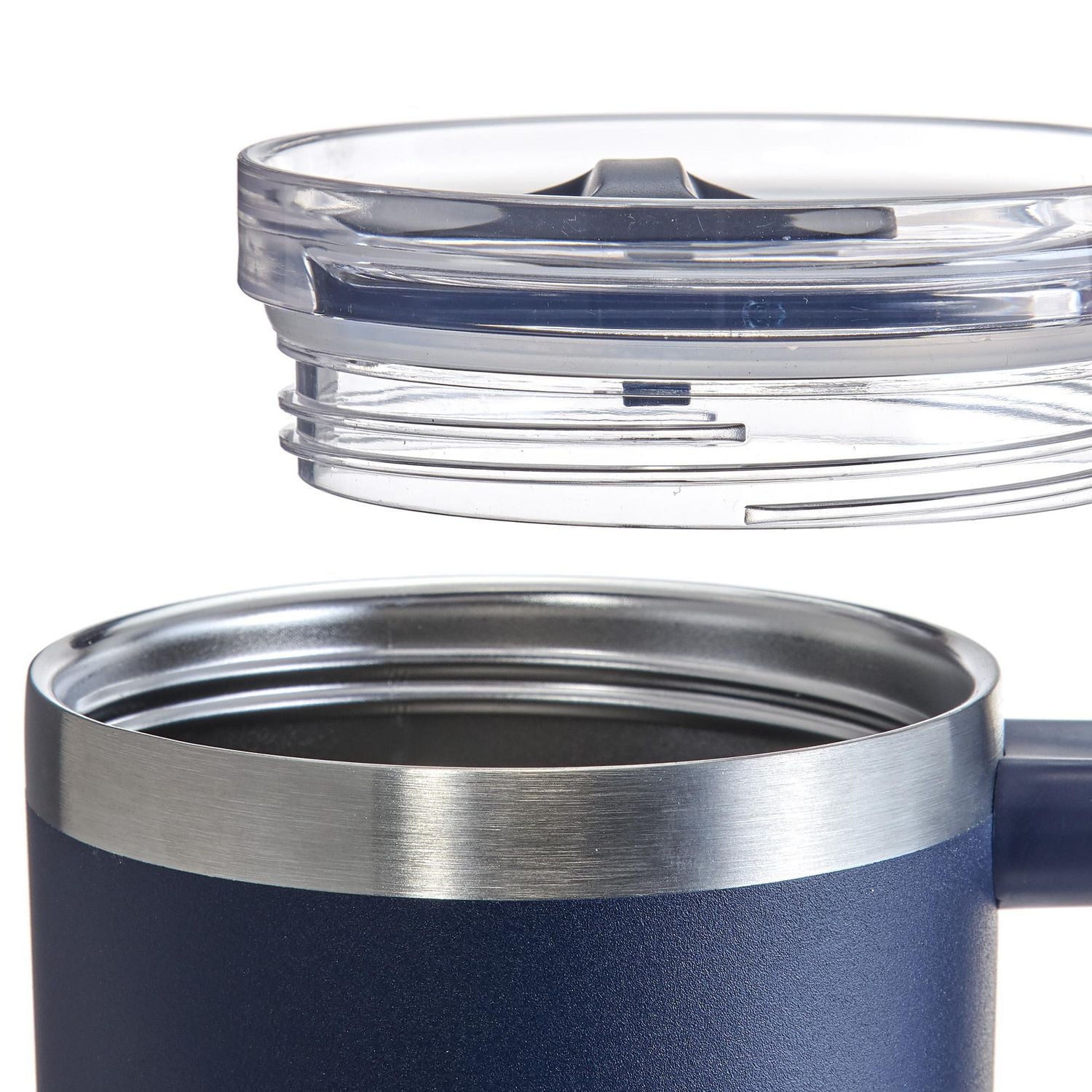 Ozark Trail 40 OZ Stainless Steel Tumbler with handle, Straw, Double-walled