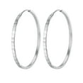 thumbnail image 2 of Huepoe 1 Pair High Shine Geometric Hoop Earrings, Smooth Polish Copper Circle Earrings for Women, Lightweight Durable Gift, 3/4/5/6cm, 2 of 7