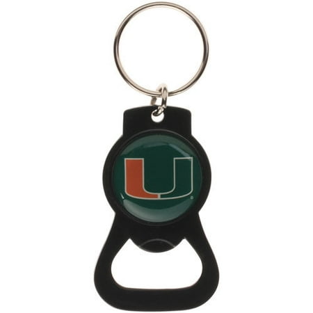 - Black Miami Hurricanes Bottle Opener Keychain