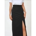 thumbnail image 4 of Maxi Bodycon Skirt with Slit, 4 of 5