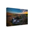 thumbnail image 2 of Michael Zheng 'Sunset At Palouse Falls' Canvas Art, 2 of 3