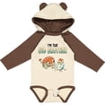 thumbnail image 3 of Inktastic I'm the Big Brother Ankylosaurus Bros Boys Long Sleeve Baby Bodysuit, 3 of 5