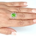 thumbnail image 4 of Copper Green Turquoise Ring 925 Sterling Silver Handmade Jewelry, 4 of 10