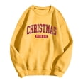 thumbnail image 4 of FYEGRE Chandail Sans Capuche à Imprimé pour Femme, Manches Longues, Col Ras du Cou, Décontracté, Doux, Confortable, Blouse, Chemise, Design Unique, Tenue Quotidienne, Vêtement pour les Amoureux de la Nature, Jaune, TG, 4 of 4