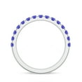 thumbnail image 3 of Tanzanite Eternity Band Ring for Women White Gold Plated Solid 925 Sterling Silver Stackable Ring Unique Anniversary Promise Ring Jewelry Gift for Her Ring Size 9, 3 of 4