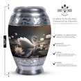 thumbnail image 2 of Swan Urns For Ashes Adult Female Mother - Urns For Ashes Adult Male Large - Cremains Containers - Ashes Urn Adult - Cremation Urns For Men (10inch), 2 of 5