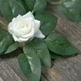 thumbnail image 2 of Efavormart 100 Pack | Green Bulk DIY Artificial Craft Rose Flower Leaves, Vase Filler Greenery, 2 of 9