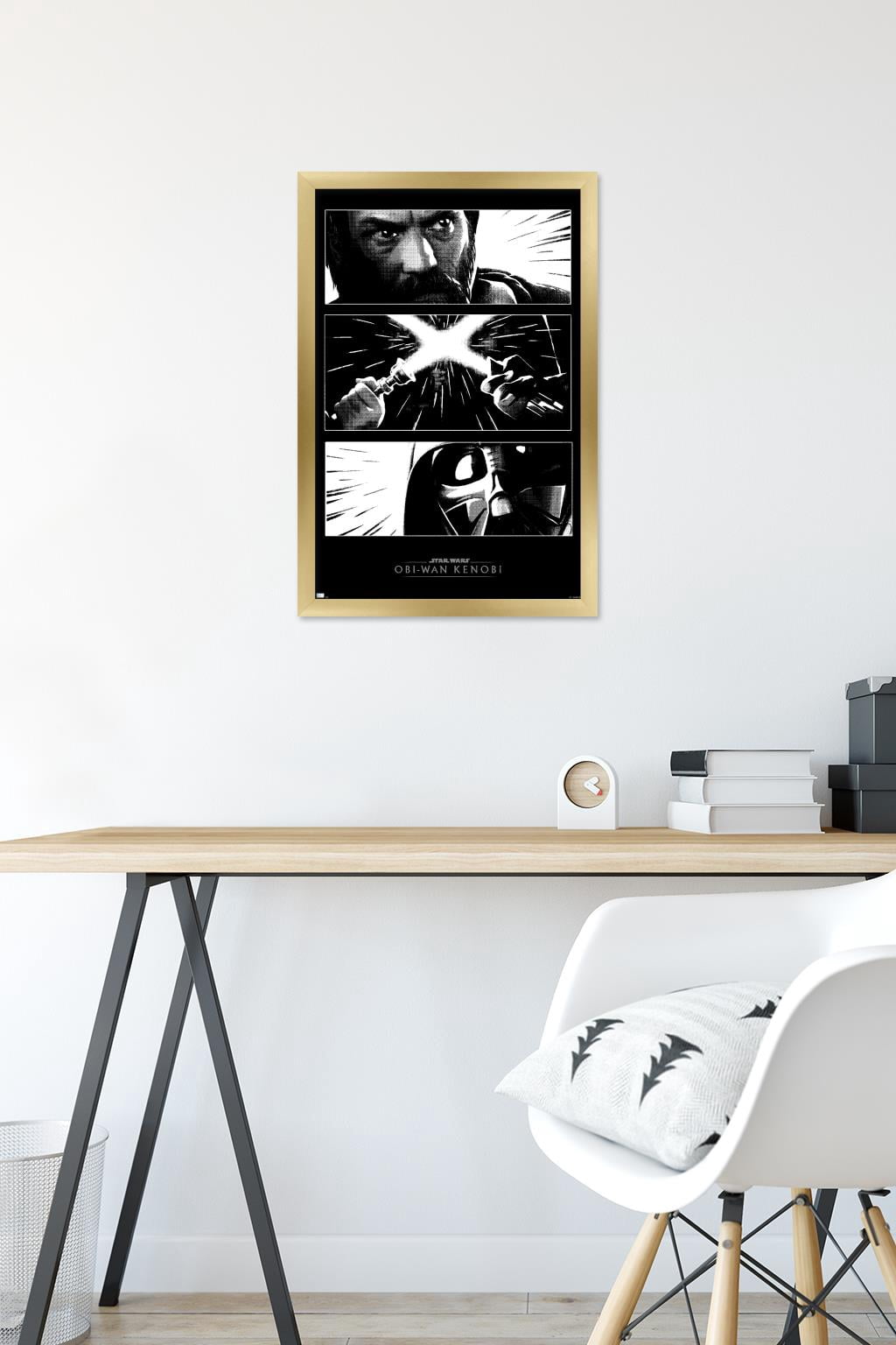 Star Wars: Obi-Wan Kenobi - Panels Wall Poster, 14.725" x 22.375" Framed
