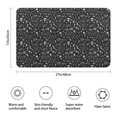 thumbnail image 3 of Black White Gothic Witch Skull Pattern Bathroom Rugs Mat,Non Slip Microfiber Bathroom Rug,Rubber Backing,Soft Bathroom Mats for Bathroom Floor,Tub and Shower,17x27in(43x68cm), 3 of 5
