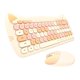 thumbnail image 1 of 4G Gaming Keyboard Mouse Set 84-Key Laptop para Windows 7 Windows 8 Beige perfke Mini teclado silencioso, 1 of 7