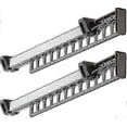 thumbnail image 1 of Coat Rack Wardrobe Pull Out Sliding Wardrobe For Clothes Hanger Coat Rack Support For 12 Hangers Length 315 Mm Set Of 2, 1 of 4