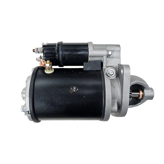 12-volt Starter (New, not Rebuilt) w/ Solenoid & Starter Drive Fits Ford Tractor D4NN11000BR D8NN11000CE