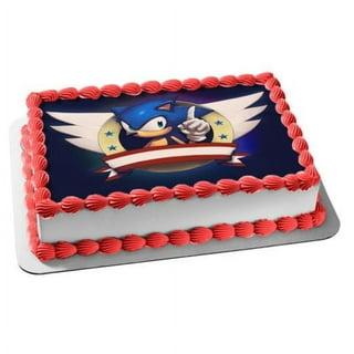 Sonic Cake Toppers Cupcake Toppers 25Packs,Sonic Birthday Party