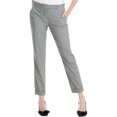 thumbnail image 1 of Max Studio London Womens Printed Straight-Leg Dress Pants, Grey, 2, 1 of 5