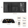thumbnail image 6 of CHAQLIN Space Print Kids Trifold Wallet for Travel, Polyester Children's Wallet with Portable Slim Trifold Money Organizer, 6 of 7