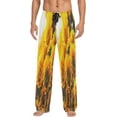 thumbnail image 2 of Sunflower Vintage Men's Pajama Pants Lightweight Sleepwear Bottom Lounge Pants, 2 of 6