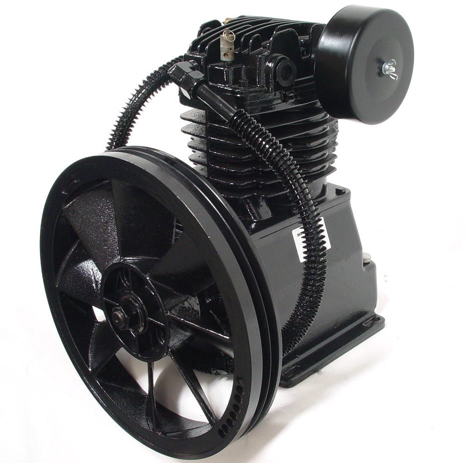PREMIUM -Schulz L-Series 7.5-HP 80-GALLON -30 CFM -SINGLE PHASE - 230 VOLTS 1 PH Two-Stage Air Compressor 7580vl30X -1