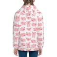 thumbnail image 6 of Naloa Kawaii Pigs Teenage Zipper Hoodie, Long Sleeve Zip Up Hoodies Casual Jackets Tops for 7-12 Years-Medium, 6 of 6