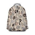 thumbnail image 3 of Paw Print Backpack for School,Cute School Bag,Schoolbag with Adjustable Shoulder Straps & Padded Back,15.3"x11"x7.1".﻿, 3 of 6
