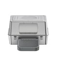 thumbnail image 4 of Stainless Steel Litter Box with Lid, Fully Enclosed Metal Cat Litter Box, Leak-Proof, Clumping Litter for Large, Multi-Cats, 4 of 12