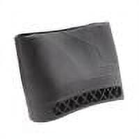 Protector de hombro amortiguador de almohadilla de retroceso de goma para culata de Rifle (negro)