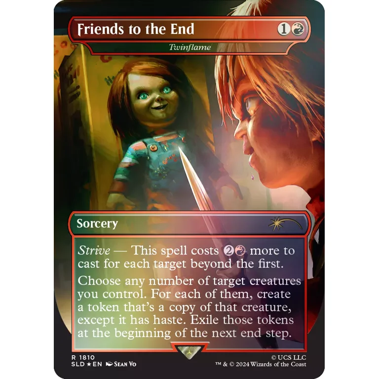 新品】 Magic the Gathering: Secret Lair Chucky (Traditional 新品】 Magic the Gathering: Secret Lair Chucky (Traditional