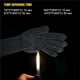 thumbnail image 4 of Guantes Resistentes A Altas Temperaturas De 800 Grados Celsius Guantes Para Asar A La Barbacoa Guantes Aislantes Térmicos Anti-Escaldaduras Guantes Para Horno Resistentes Al Calor Para Barbacoa Kearding HA024939-00, 4 of 7