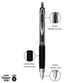 thumbnail image 3 of uniball 207 Retractable Gel Pens, Micro Point, 0.5mm, Black Ink, 4 Count, 3 of 7