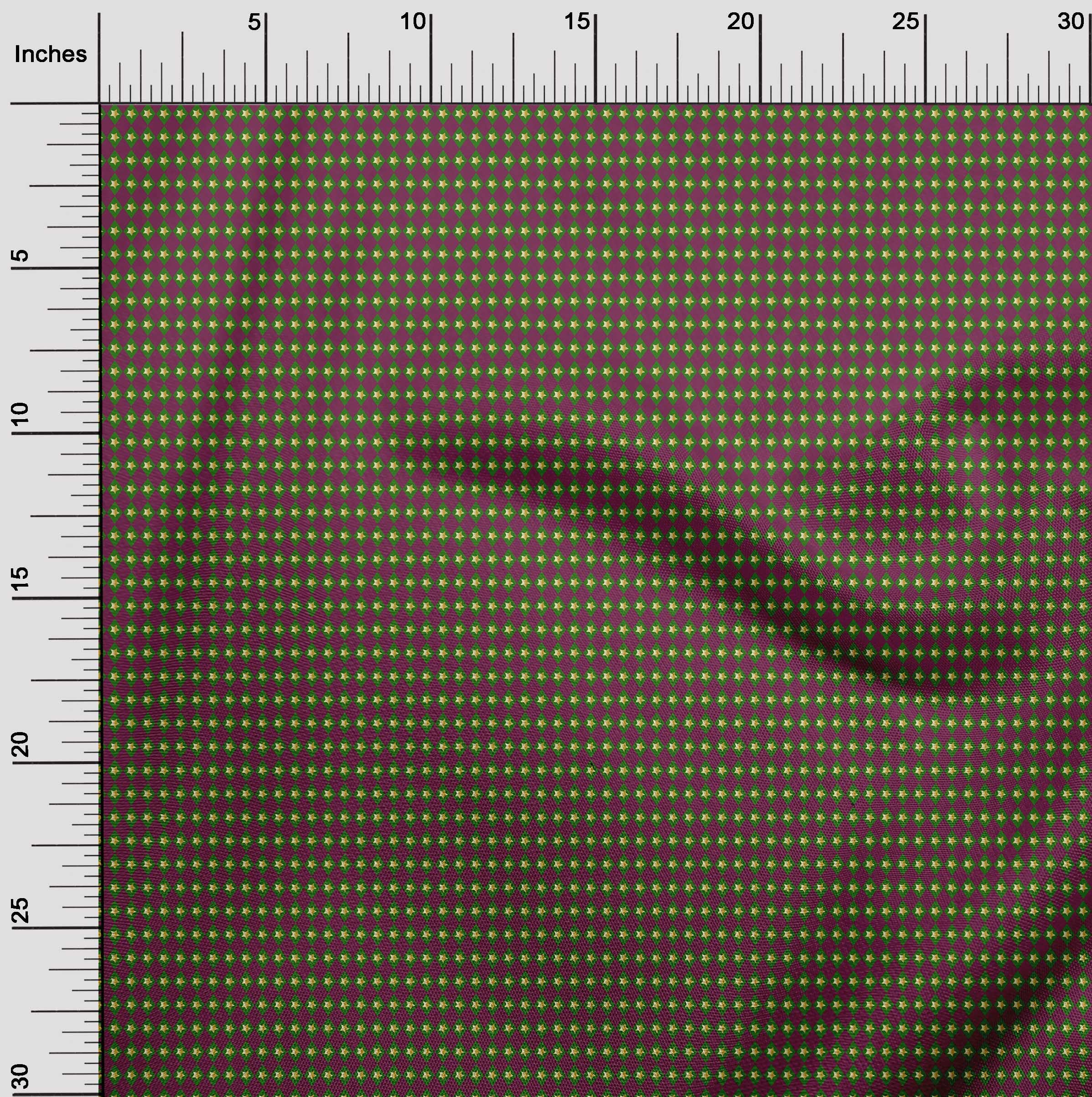 oneOone Cotton Poplin Dark Magenta Fabric Christmas Sewing Craft Projects Fabric Prints By Yard 56 Inch Wide-H0