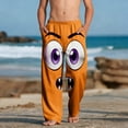 thumbnail image 1 of Pantalones largos para niños y niñas, de moda, estampados, casuales, de playa, con bolsillos., 1 of 9